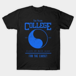 Tar Valon College Yellow Ajah Symbol Wheel of Time Parody T-Shirt